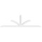 Ekena Millwork Richland Architectural Grade PVC Gable Bracket, 108"W x 31 1/2"H x 4"D x 4"F, 7/12 Pitch GBP108X32X0404RIC00 - alternate 5